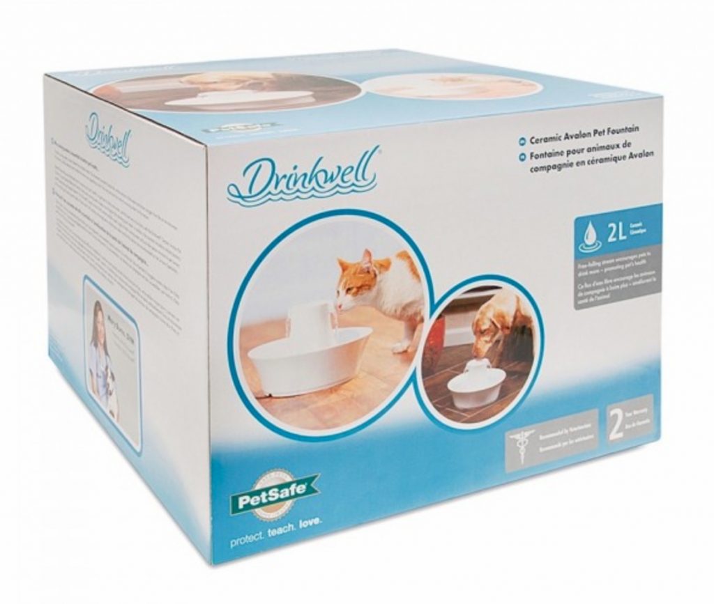Drinkwell® Avalon Ceramic Pet Fountain 2 Litres Dog Sense NZ