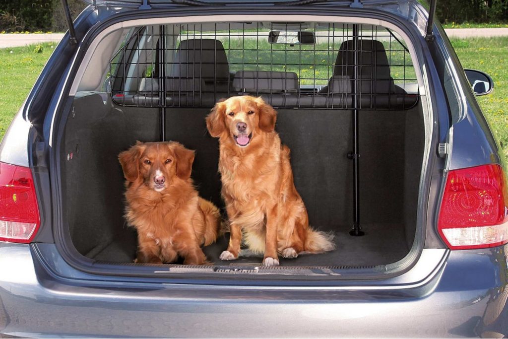 Trixie Car Dog Guard with Adjustable Width Mesh Dog Sense New Zealand