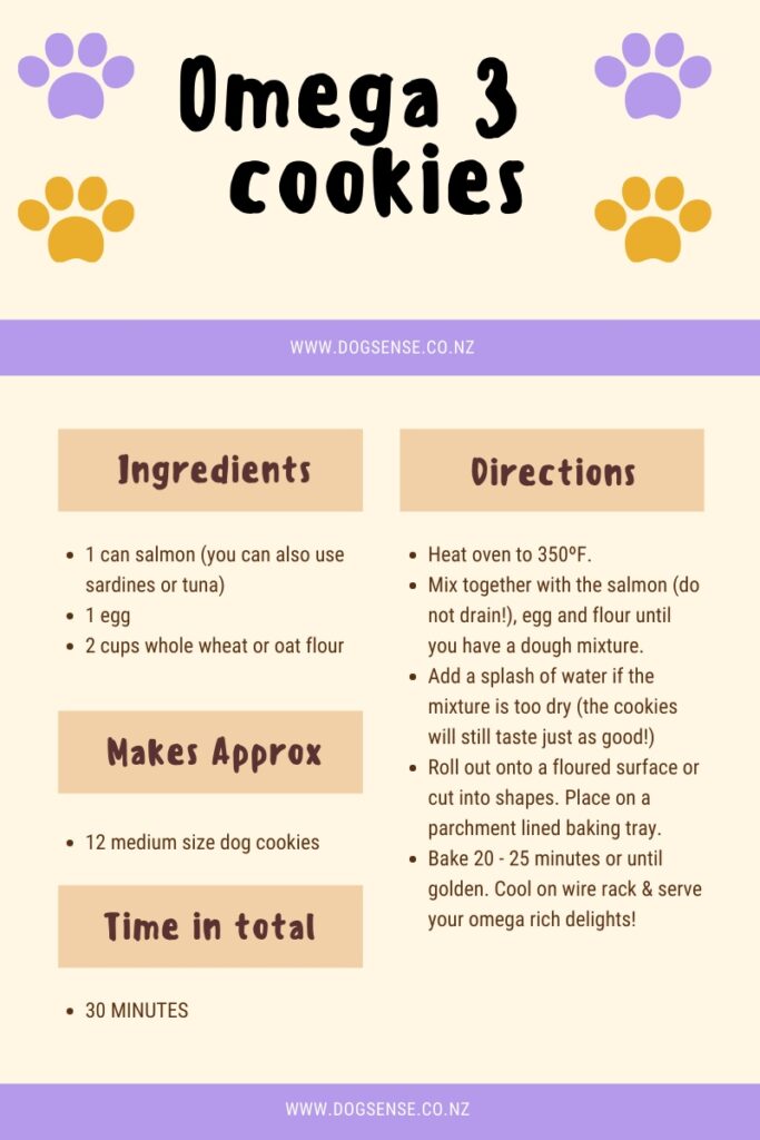 Salmon dog treat recipe